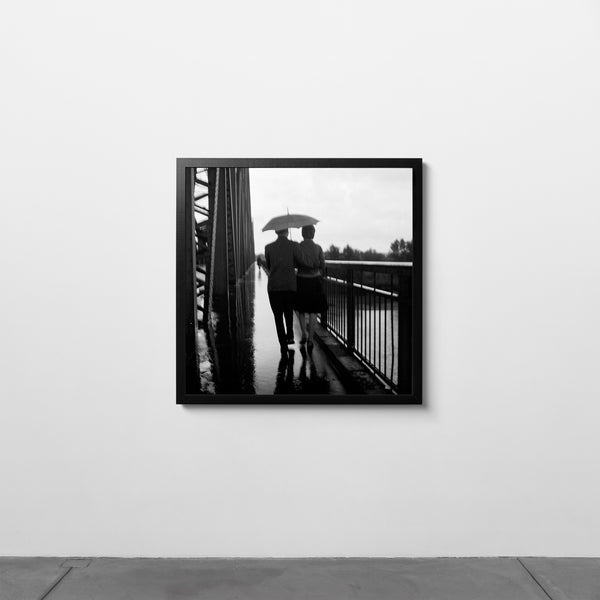 Para na moście w Toruniu (lata 60. XX w.)