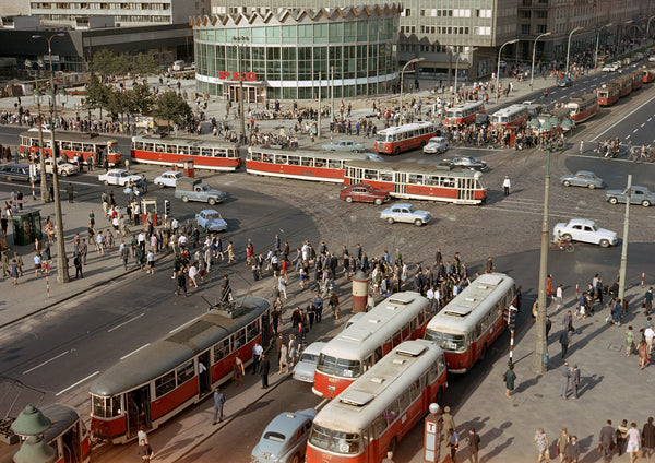 Aleje Jerozolimskie i ulica Marszałkowska (ok. 1969-1970)