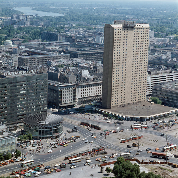 Aleje Jerozolimskie i ulica Marszałkowska (lata 80. XX w.)