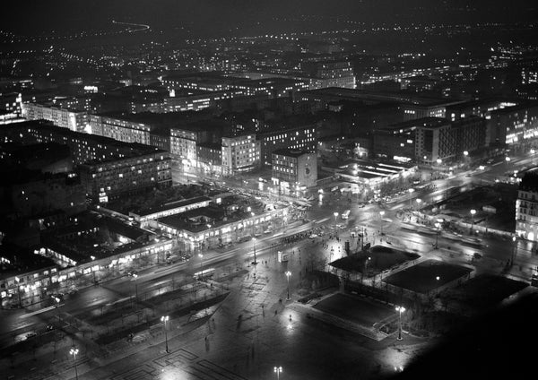 Panorama Śródmieścia nocą (1959)