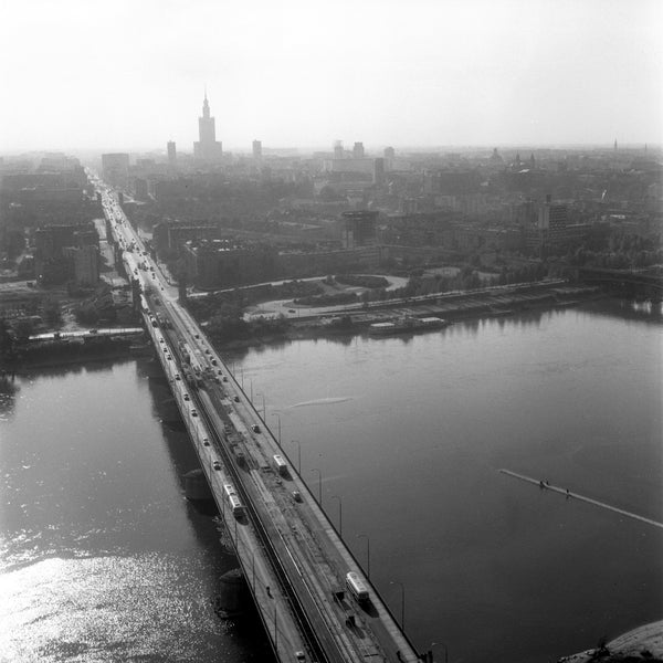 Panorama Śródmieścia w Warszawie (lata 60. XX w.)