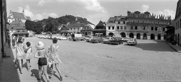 Rynek w Kazimierzu nad Wisłą (lata 70. XX w.)